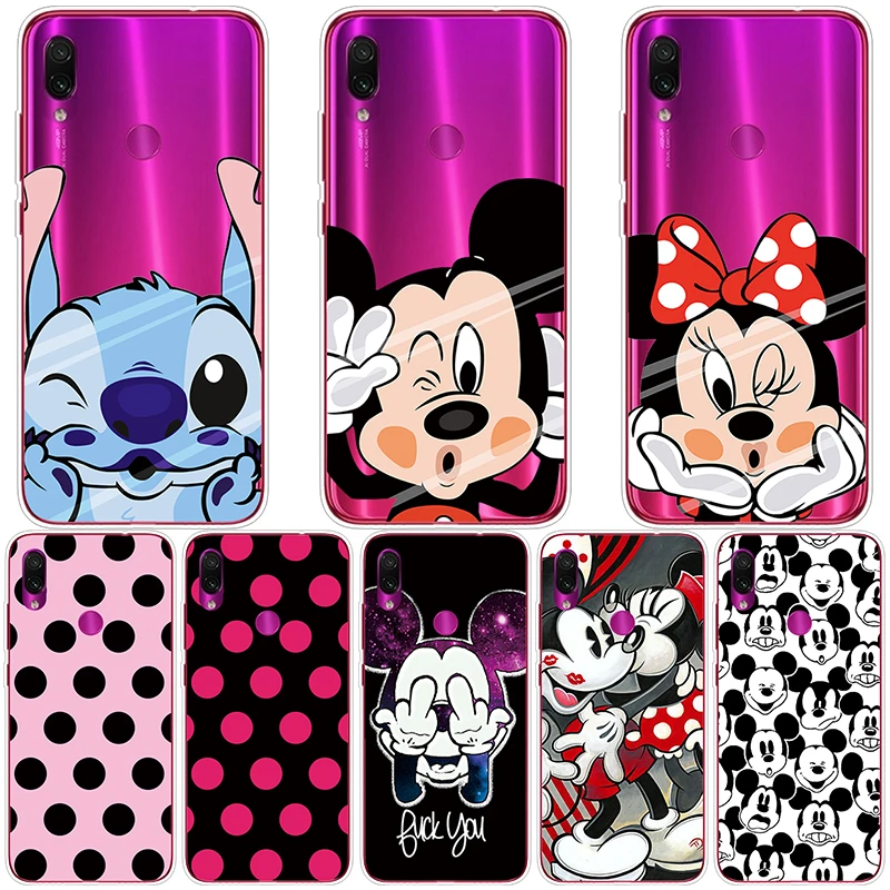 

Couple Phone Cases For Coque Xiaomi Redmi Note 7 Pro Silicone TPU Soft Cartoon Clear Cover For Redmi Note 7 7Pro 7S Case Thin