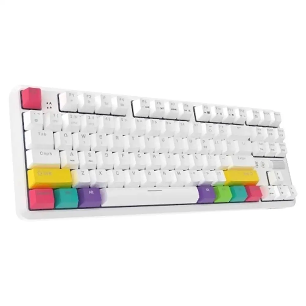 Ajazz K870T Bluetooth Wired/Wireless Dual Mode Gaming Keyboard RGB 87 Keys Mechanical for Gamer Pc Tablet With Type C