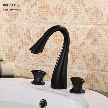 

Kitchen Wan Xiang Guan Mixing of Hot and Cold Water Faucet Sink Copper 1/2 Seat 0.612