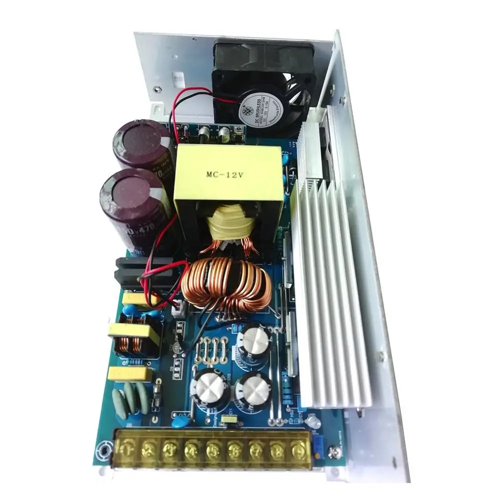 12V 1200W импульсный источник Питание освещения Трансформатор переменного тока выключатель питания постоянного тока адаптер для камеры видеонаблюдения