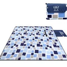 200x200 см водонепроницаемый складной Открытый коврик для кемпинга расширенный коврик для пикника клетчатое пляжное одеяло Детский многопользовательский мат замшевое одеяло