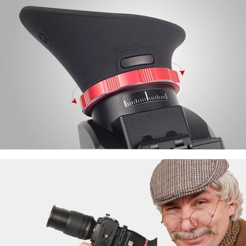 Viewfinder Eyecup Eyepiece 3.2 Inch DSLR Camera 3X Zoom 3X Magnification for Nikon Canon Sony