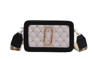 Женская мини-сумка через плечо в форме чемодана, модная Высококачественная маленькая сумка на плечо с широким буквенным ремешком, сумочка-клатч для девочек - Цвет: Черный