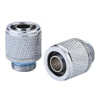 

2PCS G1/4 2 Points Soft Tube Compression Fitting Watercooling for Computer Water Cooling System fan cooling