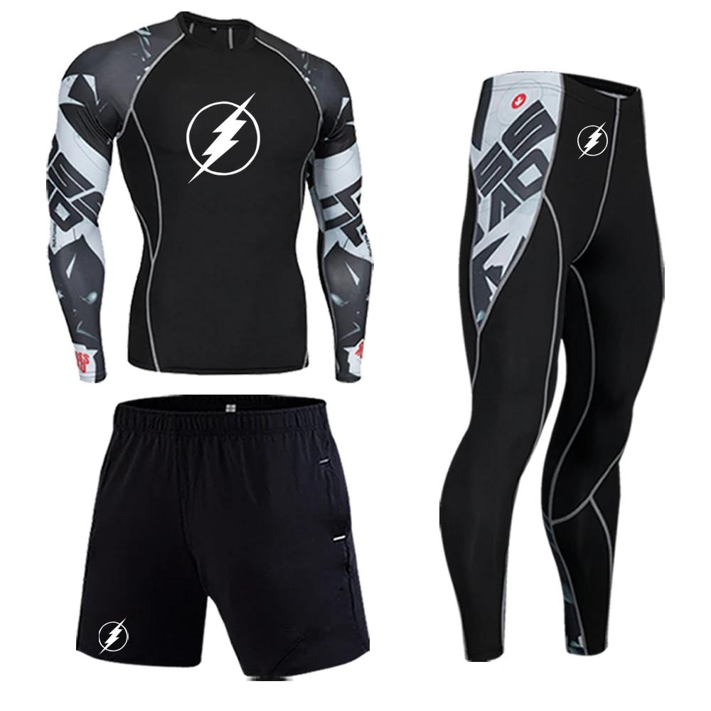 Men's winter tight thermal underwear men's outdoor sports function breathable training cycling thermal underwear long suit