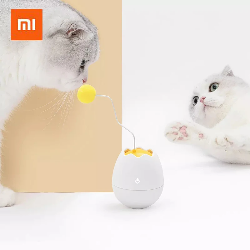 Xiaomi Youpin яичная скорлупа электрическая игрушка Born Amuse кошки интеллектуальная компания интересный моделирование тихая работа игрушка для домашних животных для кошек