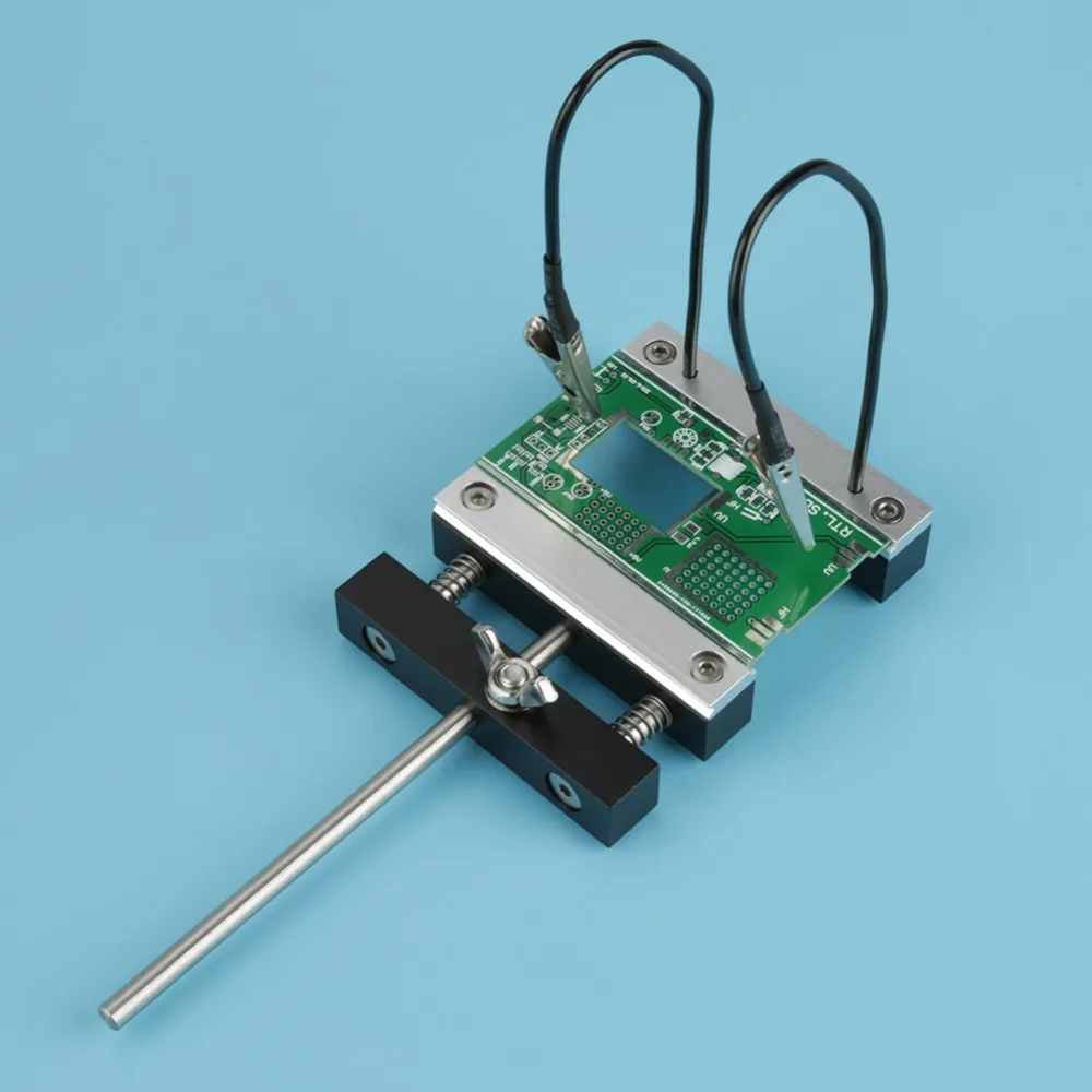 1 комплект металлическая монтажная плата паяльная станция пластина pcb держатель с двумя суппорт зажим