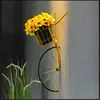 Retro Creative Wrought Iron Bicycle Head Wall Hanging, Front Wall Decoration, Tea Shop, Coffee Shop, Bar 4
