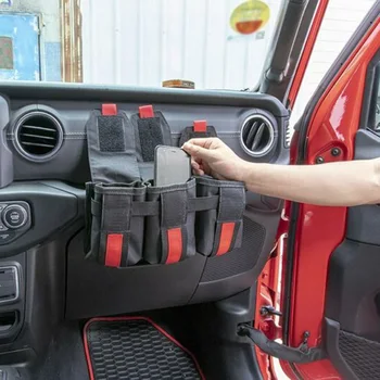 

Car Storage bag Interior Inner Co-Pilot Handle Decor For Jeep Wrangler JK JL 2007-2019 Accessories