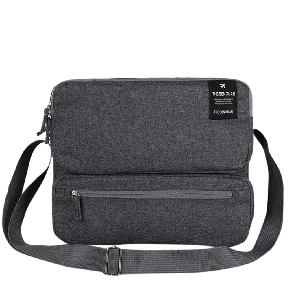 

New Arrived Solid Color Handbag Unisex Travel Travel Messenger Bag bolso mujer Multifunction Large Shoulder Bag sac a main #C8