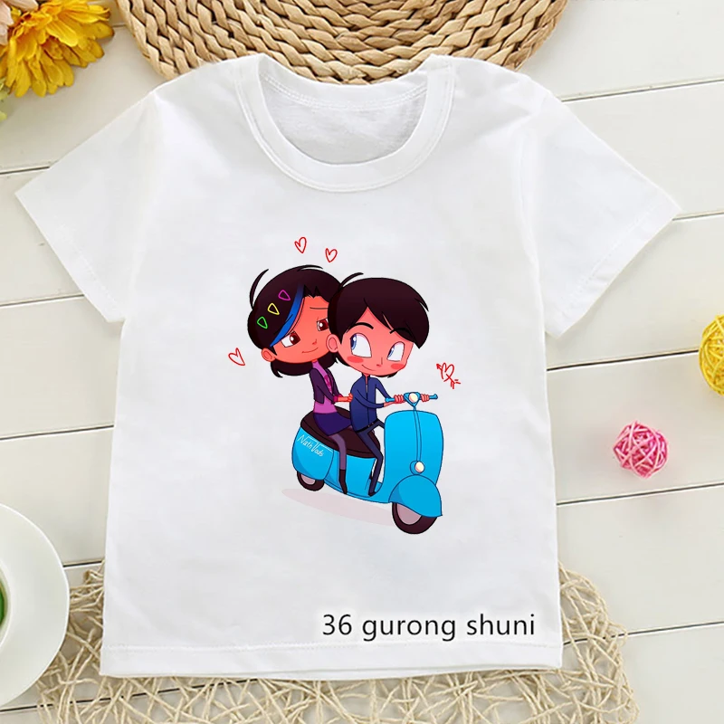 

New Trollhunters Tales Of Arcadia T Shrit Kawaii Jim Lake Jl Boys T-Shirt Manga Cartoon Print Funny Kids Clothes Summer Top