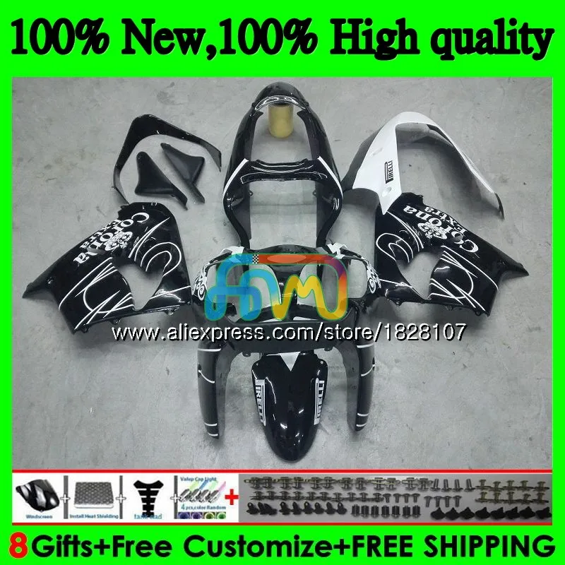 Тюнинг-пакет для KAWASAKI ZX900 ZX9 R ZX 9R 900CC ZX 9 R 900 29BS. 12 черный CORONA ZX-9R ZX9R 98 99 00 01 1998 1999 2000 2001 обтекатель