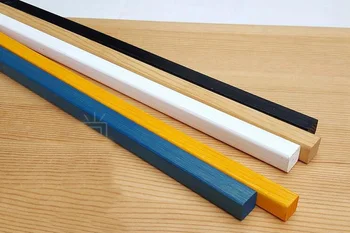 

4pcs/lot Thickness:25mm Width:25mm Length:300mm Wooden Square Barsolid Wood Stick Sanding DIY Model Ciling