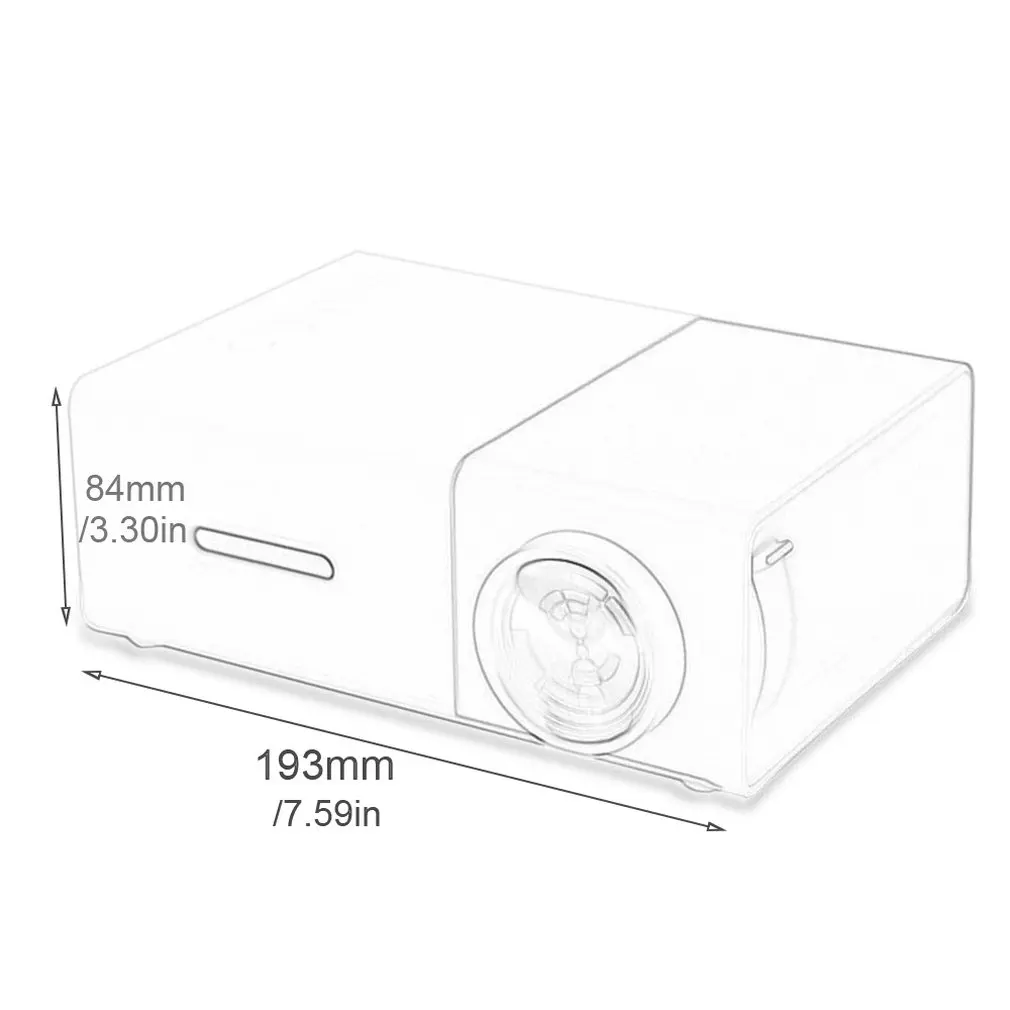 YG300 светодиодный проектор 3D HD портативный мини карманный ЖК-дисплей Proyector для домашнего кинотеатра 3,5 мм аудио/HDMI/USB/SD входы Beamer