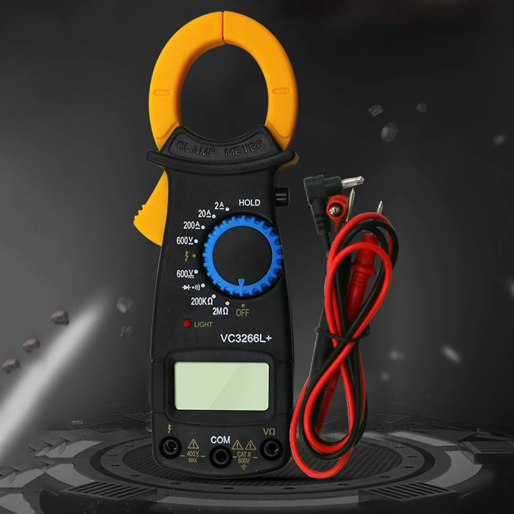 

VC3266L Digital Amper Clamp Meter Multimeter Current Clamp Pincers Voltmeter Ammeter 600V AC/DC Ohm Current Voltage Tester