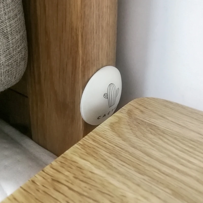 4Pcs/Lot Self-adhesive Door Stopper Doorknob Mute Fenders Lock Protective Pad Door Crash Pad Wall Protector Savor Handle Bumpers