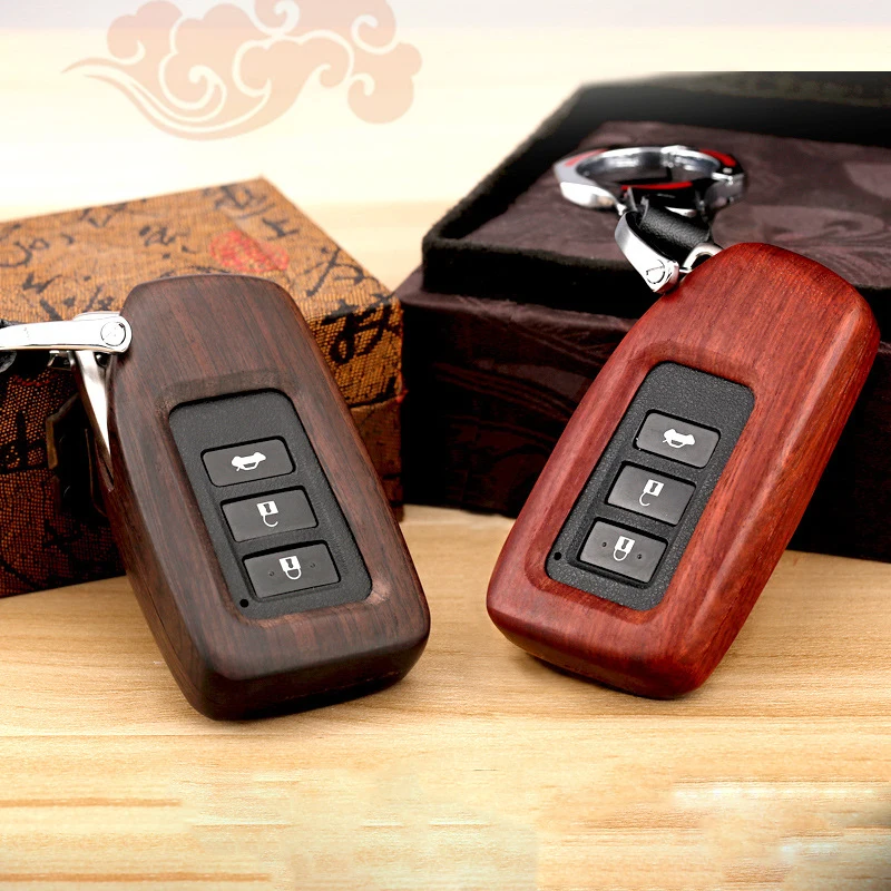 

Sandalwood Car Key Cover For Lexus RX IS ES GS GX LX NX RC 200 250 350 LS 450 H 300 H Auto Accessories Car Key Case Car Styling