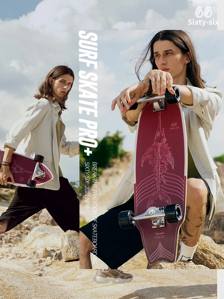 

Sixty-six66 доска для серфинга 30/32/34 дюймов сноуборд из водонепроницаемого стекловолокна бамбуковая доска для резьбы скейтборд