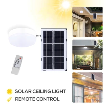 

LED Solar Garden Roof Hanging Remote Control Lamp Solar Outdoor Villa Wall Waterproof Hanging Brightness Adjustable Light
