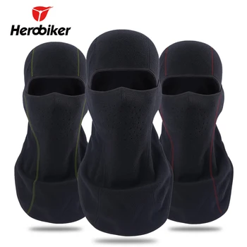 

HEROBIKER Men Women Motorcycle Face Mask Moto Balaclava Autumn Winter Thermal Fleece Windproof Cycling Skiing Motorcycle Mask