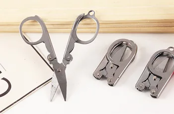 

office Folding scissors portable folding scissors travel scissors folding scissors stall wholesale