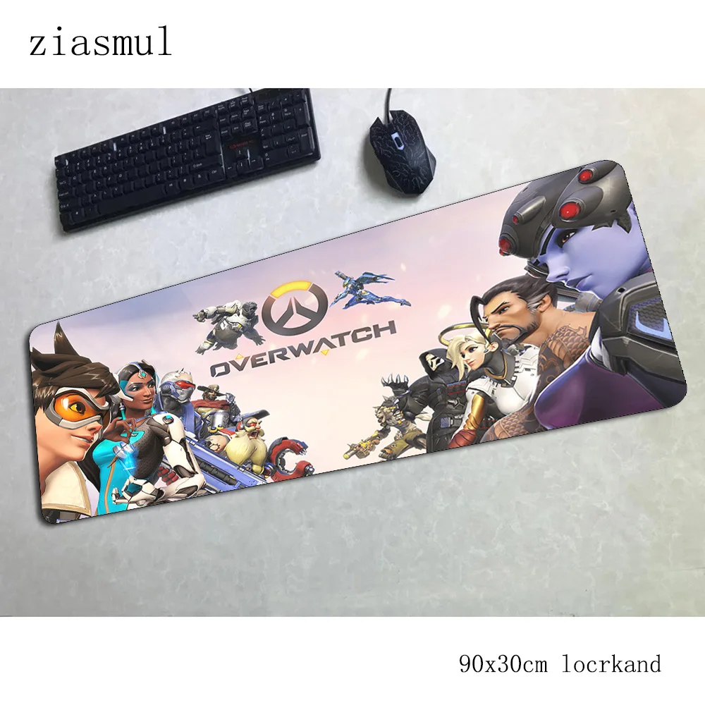 Коврик для мыши overwatch 90x30 см компьютерный коврик для мыши милый padmouse большая горячая Распродажа Коврик Для Мыши Эргономичный гаджет офисные настольные коврики