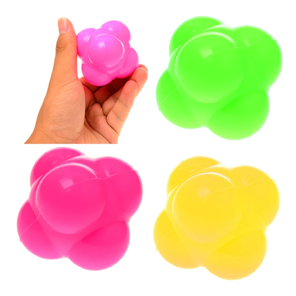 Reaction Ball, Baseball Softball Volleyball Hand-eye Coordination Reflex and Agility Trainer, Choice Colors