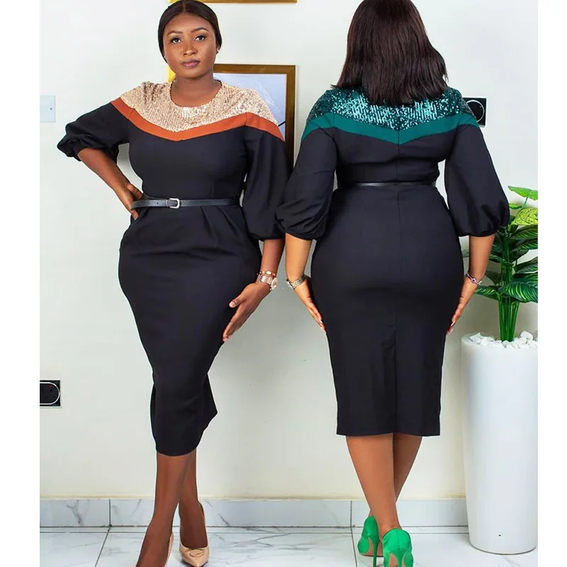 

Plus Size African Dresses For Women 2021 Africa Clothes Dress Print Dashiki Ladies Clothing Africa Dress Big Size XXL