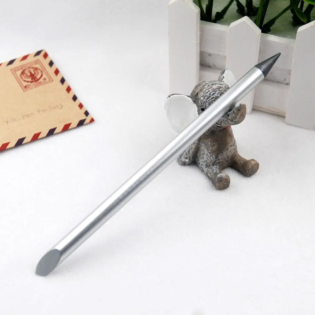 Креативная металлическая ручка без морщин, Студенческая ручка, канцелярская металлическая ручка для деловых подписей канцелярские принадлежности