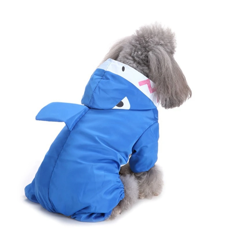 Дождевик для домашних животных, водонепроницаемая одежда, однотонная Одежда для собак, дождевик для щенков, комбинезоны для собак, одежда для домашних животных Z