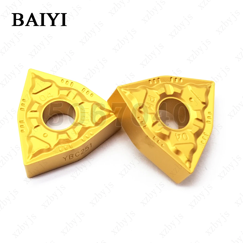 

Carbide insert WNMG080404-PM YBC251 WNMG080408-PM YBC251 WNMG080412-PM YBC251 turning tool lathe cutter blade Cutting tools