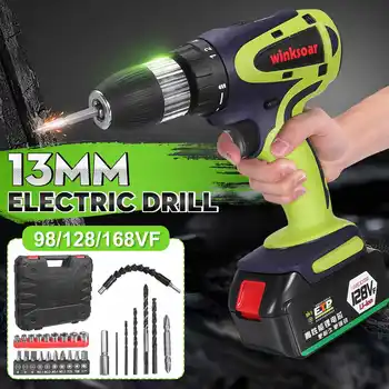

28V Electric Drill Battery Drill Power Tool Set Cordless Screwdrivers Electric Drill Screwdriver+ Drill Parts 1Battery 1Charger