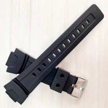 

26*16mm Silicone Watchband For G Shock GAW-100/GLX/GA-200/150/201/300/310/GAS-100 Black Replacement Band Strap Watch Accessories