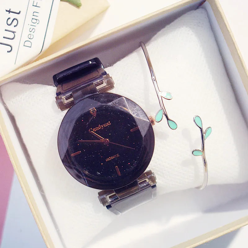 Корейская версия простой тренд силиконовой звезды женский формы красочный источник часы для мальчика девочки дети партии подарок часы