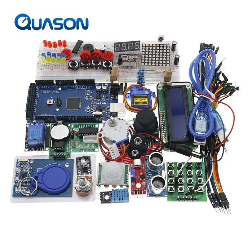 Mega-kit de iniciación 2560 r3, servomotor RFID, relé de rango ultrasónico LCD para arduino, envío gratis ► Foto 2/6