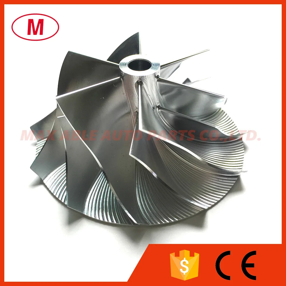 

CT26 17291-54060 50.39/68.01mm 6+6 blades High Performance Turbo Billet Compressor wheel/Aluminum 2618/Milling compressor wheel