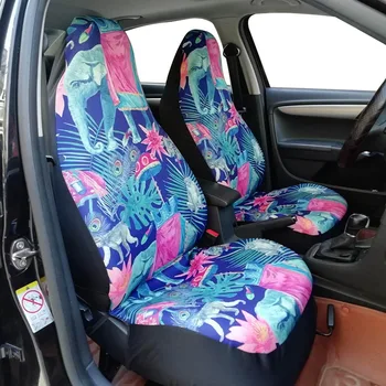 

Cartoon Printed Car Seat Cover Universal Seat Cushion Pad Auto Front Seat Protector Interior Decor Covers For SUV Truck Vehicle