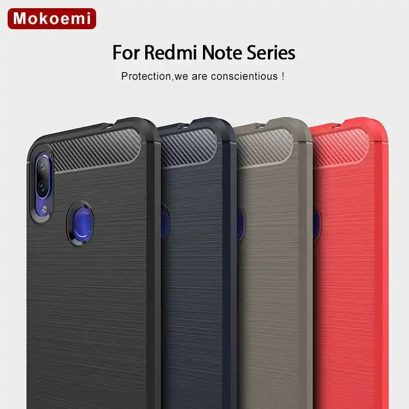 

Mokoemi Shock Proof Soft Silicone sFor Xiaomi Redmi Note 7 6 5 4x 4 Case For Xiaomi Redmi Note 7 6 5a 4x Pro Phone Case Cover