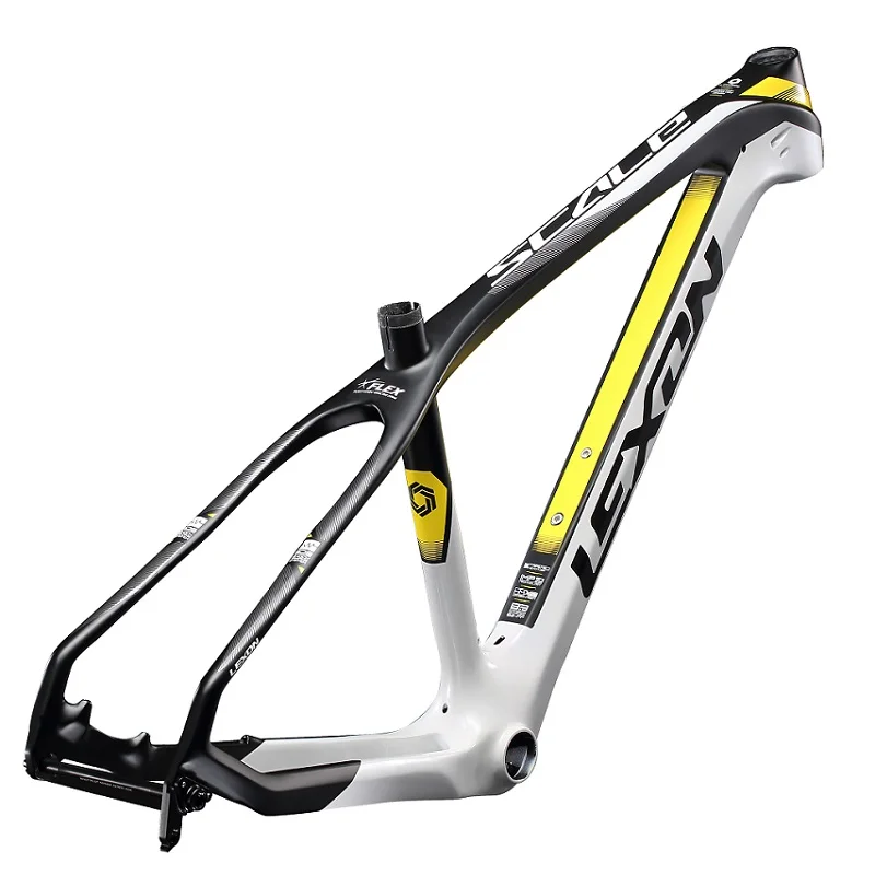 US $360.40 2020 lexon 29ER Mountain bike frameXC bike frameHard tail bike frame TORAY carbon bike frame