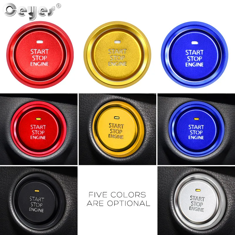 Car Start Engine Button Key Ring for MAZDA (3)