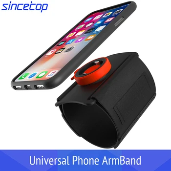 

Universal Sports Armband for iPhone 11 X 8 7 Samsung Rotatable Wrist Running Sport Arm Band With Key Holder for 4-6 inch Phone