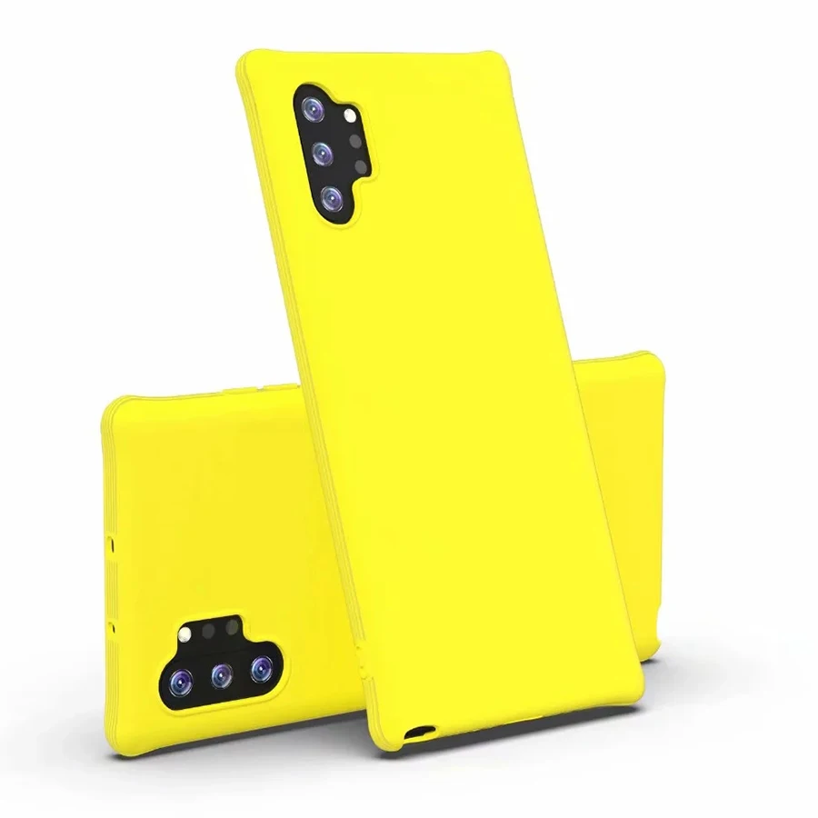 

Ultra-thin Case For Samsung Galaxy Note 10 Plus Anti-slip Case for Samsung Note 10 S10 Plus A50 A70 A30 M10 S10e Soft Back Cover