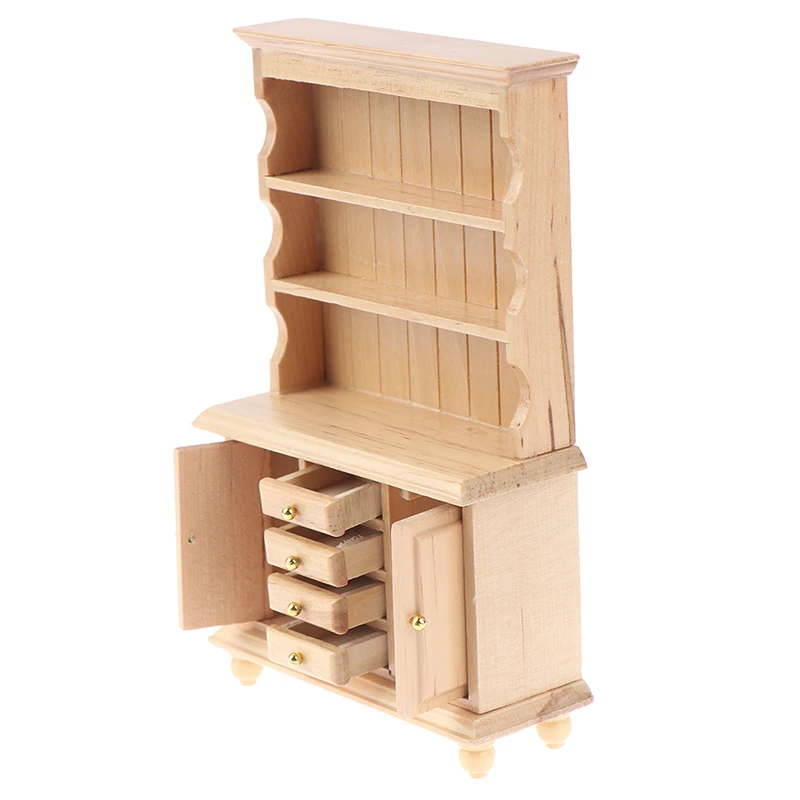 New Chinese Classical Wardrobe Mini Cabinet Bedroom Furniture Kits Home &amp Living For 1/12 Scale Dollhouse Miniature | Игрушки и хобби