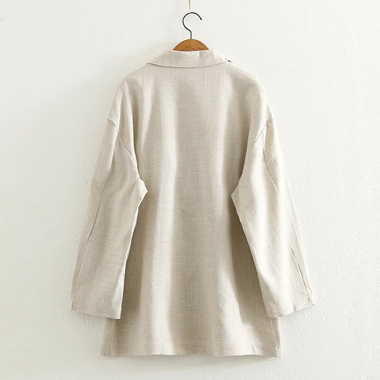 

F3561-yd-Europe And America WOMEN'S Dress 2019 Spring And Autumn New Style Simple Literature And Art-Style Double Breasted Suit