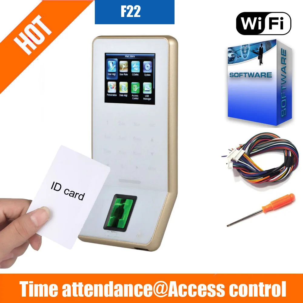 F22 WIFI TCP/IP USB биометрический сканер отпечатков пальцев |