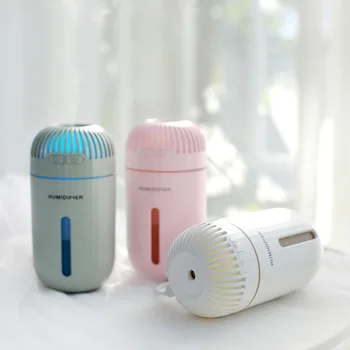 

Mini USB 310ML essential oil diffuser household air ultrasonic humidifier atomizer air freshener atomizer night light for home