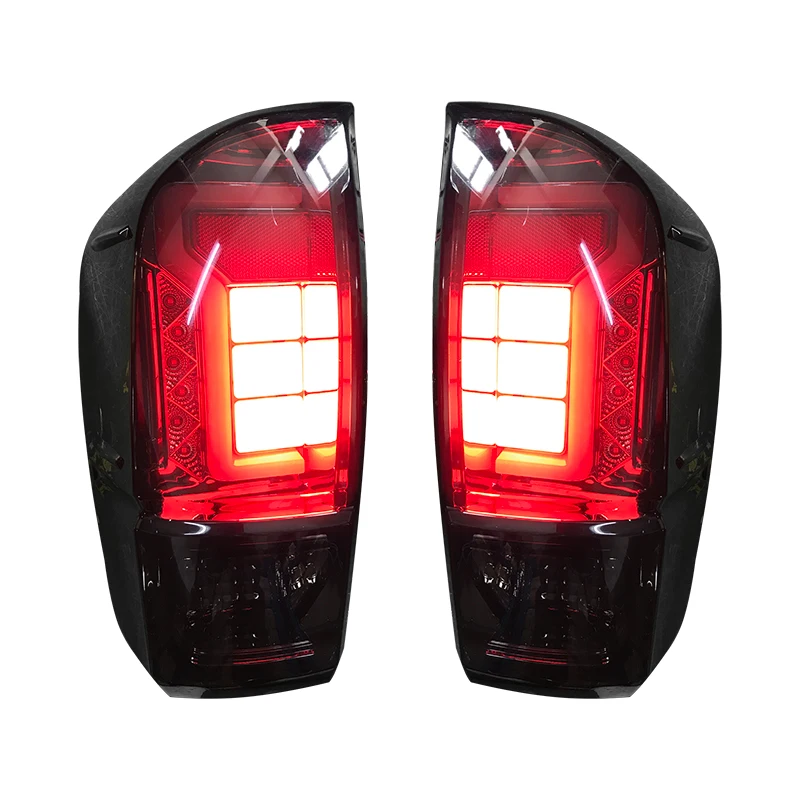 EXTERIOR AUTO LED TAIL LIGHTS REAR LAMP ASSEMBLY FIT FOR toyota tacoma TACOMA 2016-2018 PICKUP CAR LAMPS rear tail lamps