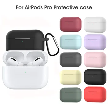 

For AirPods Pro 2019 Case Silicone Slim Shockproof Wireless Bluetooth Earphones Cover For Air Pods Pro Airpod 3 Case Soft Coque