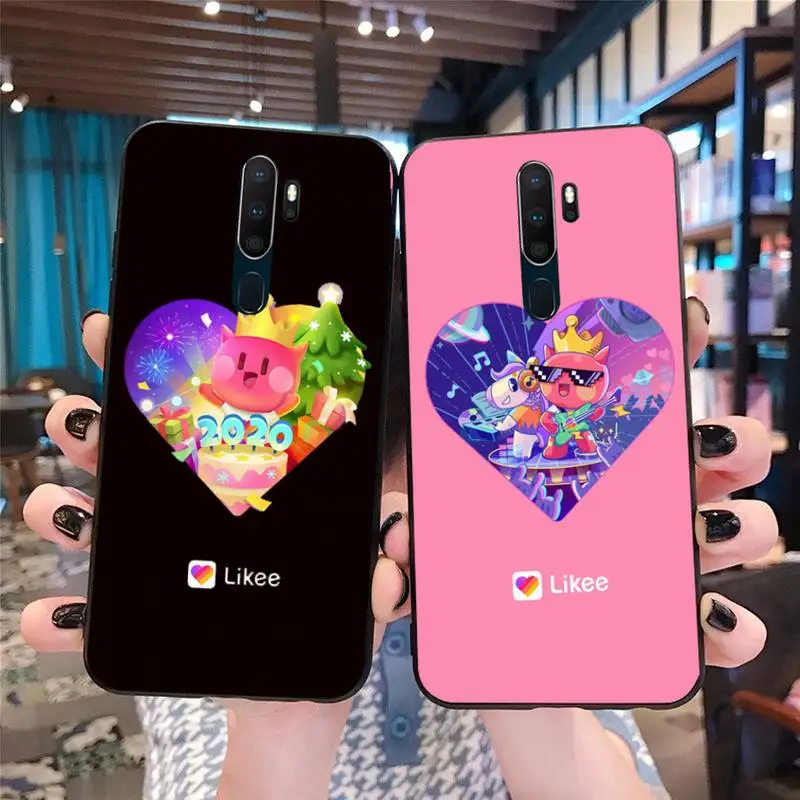 

2020 popular social APP Likee Custom Photo Soft Phone Case For Oppo A5 A9 2020 Reno2 z Renoace 3pro Realme5Pro