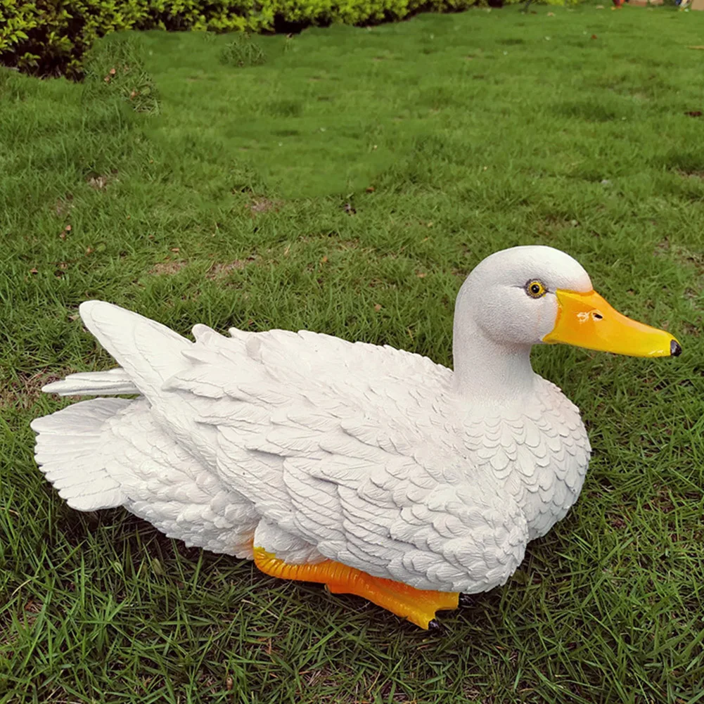 

Crafts Landscape Resin Realistic Ornaments Model Home Artificial Duck Outdoor Simulation Decor Pond Statues Garden Sculpture